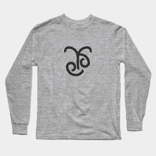 Cancer and Aries Double Zodiac Horoscope Signs Long Sleeve T-Shirt